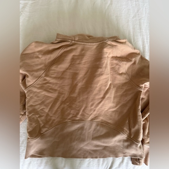 Aerie Tan Half-Zip Hoodie - Picture 5 of 5